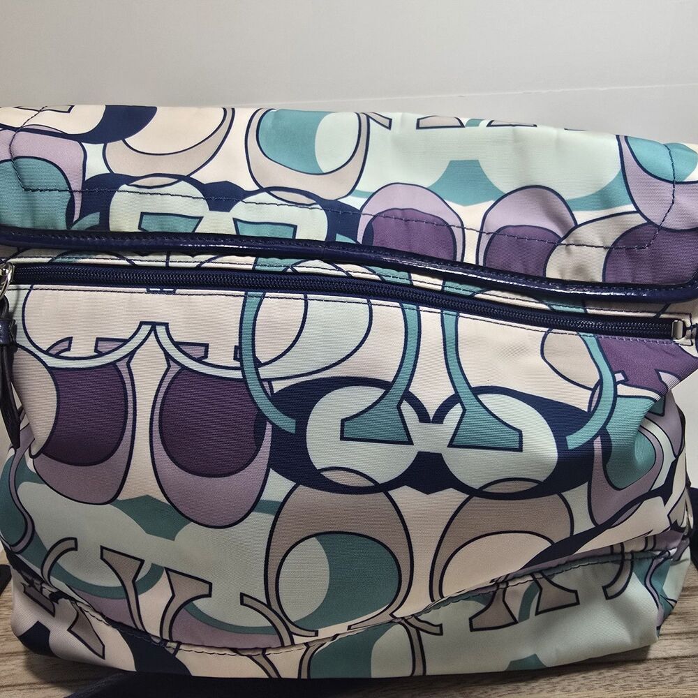 Coach Kyra Signature Crossbody Messenger Bag Purse - Picture 8 of 12